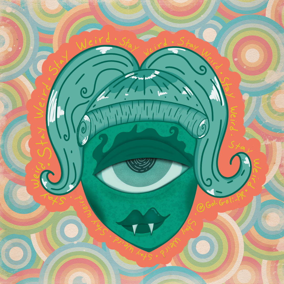 Stay Weird🍄 STICKER