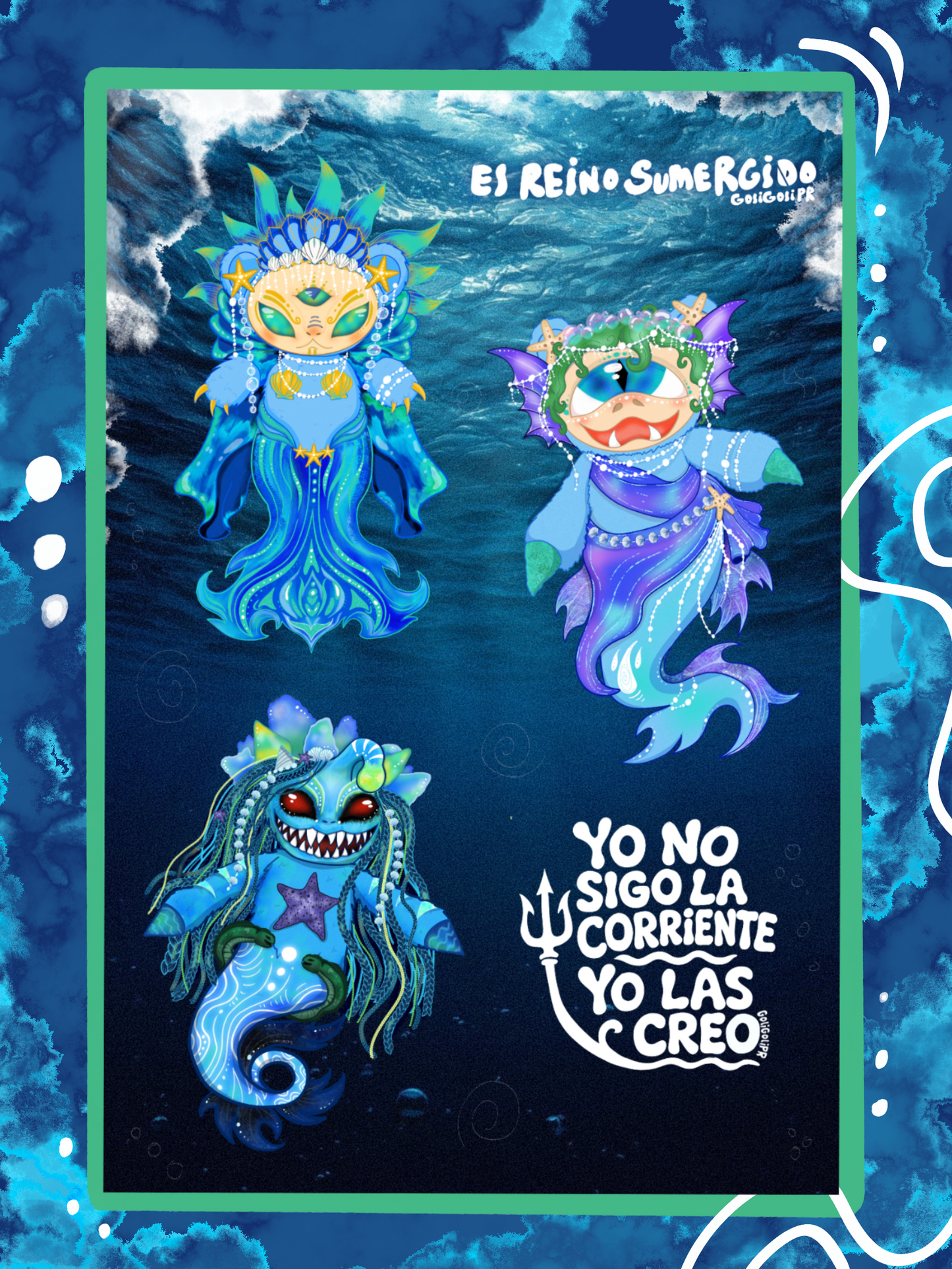 Reino Sumergido-Pagina de Sticker (Preventa)